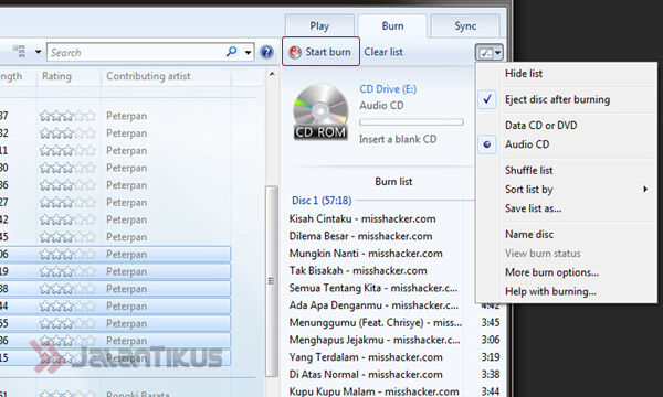 Cara "Rip" CD Audio Menggunakan Windows Media Player ...