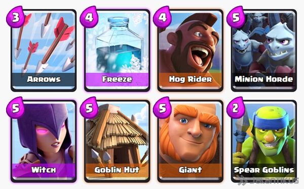 Battle Deck Witch Clash Royale 14
