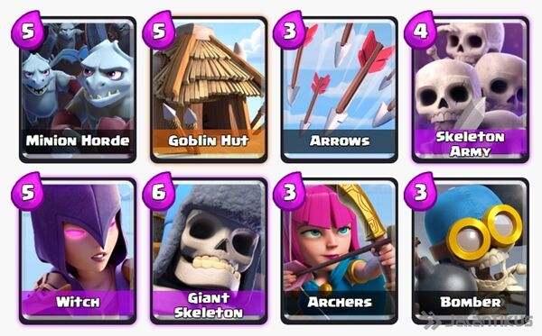 Battle Deck Witch Clash Royale 19