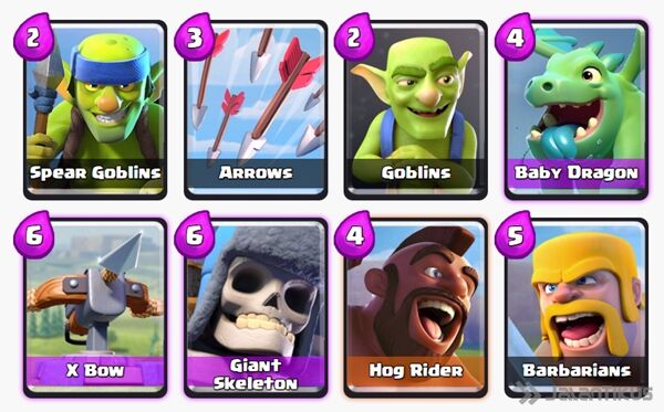 Battle Deck X Bow Clash Royale 14