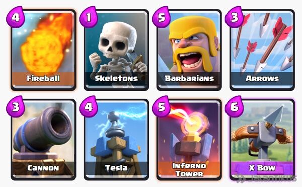 Battle Deck X Bow Clash Royale 16