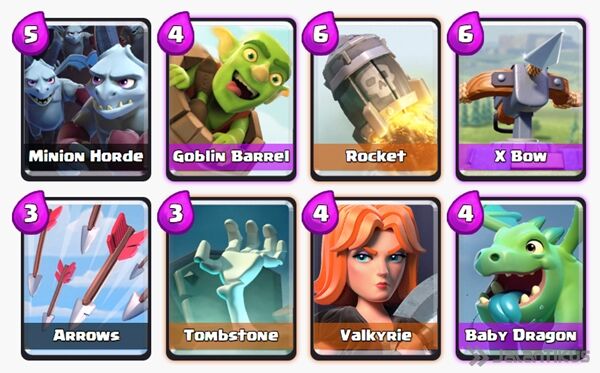 Battle Deck X Bow Clash Royale 9