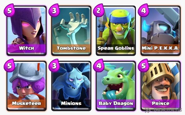 Battle Deck Baby Dragon Clash Royale 5
