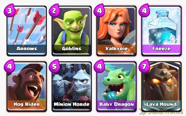 Battle Deck Lava Hound Clash Royale 19