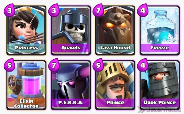 Battle Deck Lava Hound Clash Royale 4