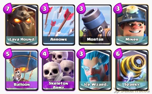Battle Deck Miner Clash Royale 12