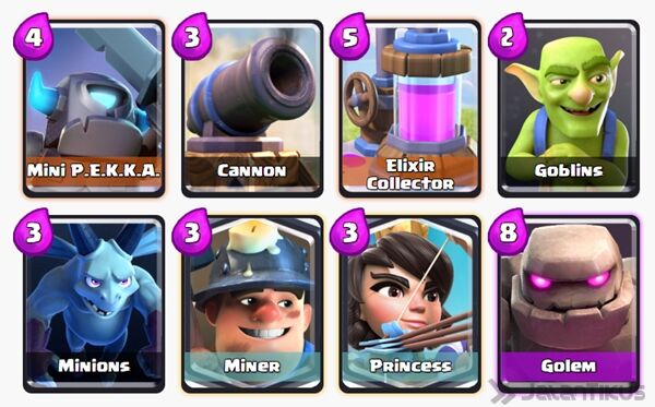 Battle Deck Miner Clash Royale 16