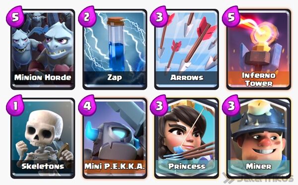 Battle Deck Miner Clash Royale 6