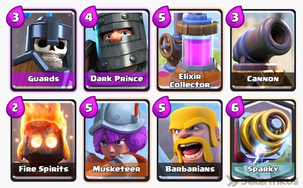 Battle Deck Dark Prince Clash Royale 16