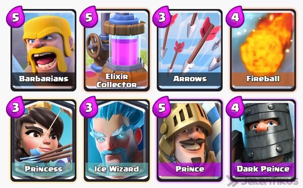 Battle Deck Dark Prince Clash Royale 7