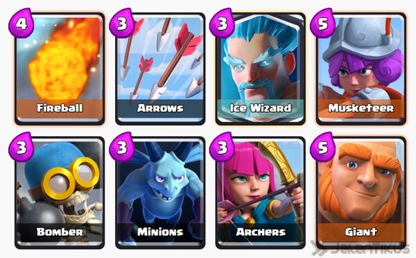 Battle Deck Giant Clash Royale 11