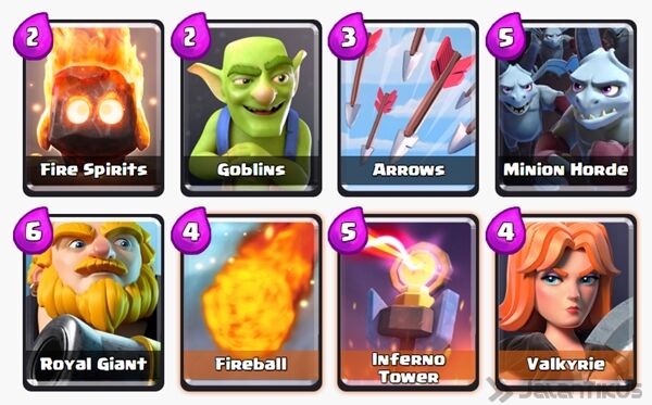 Battle Deck Giant Clash Royale 16