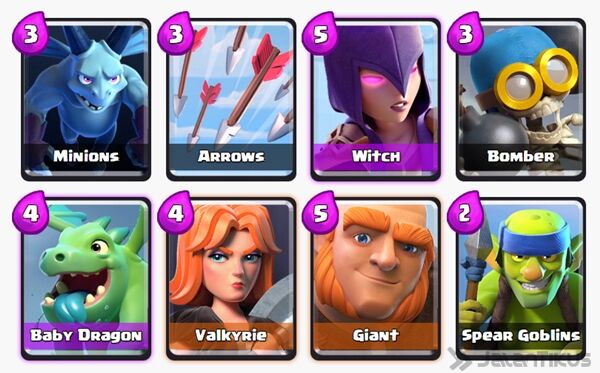 Battle Deck Giant Clash Royale 17