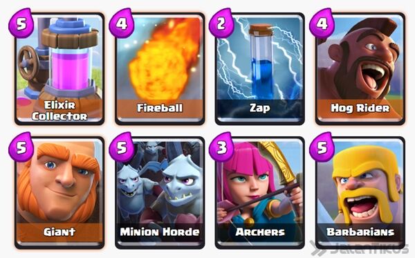 Battle Deck Giant Clash Royale 19