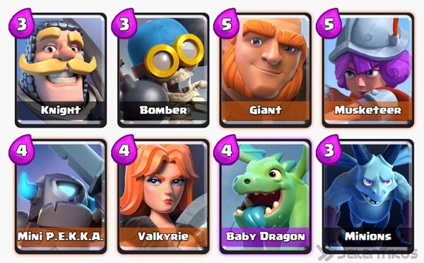 Battle Deck Giant Clash Royale 22