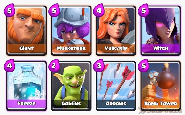 Battle Deck Giant Clash Royale 23