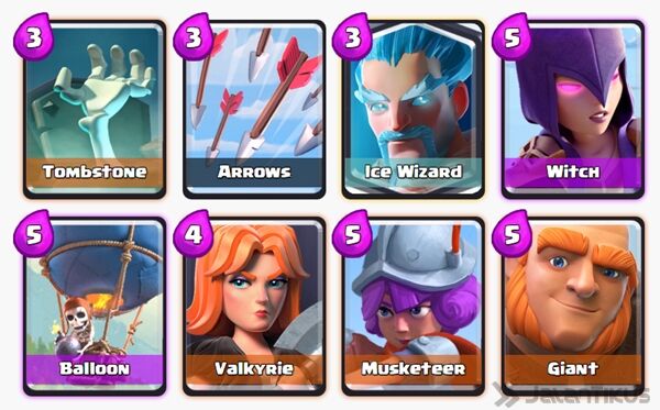 Battle Deck Giant Clash Royale 26