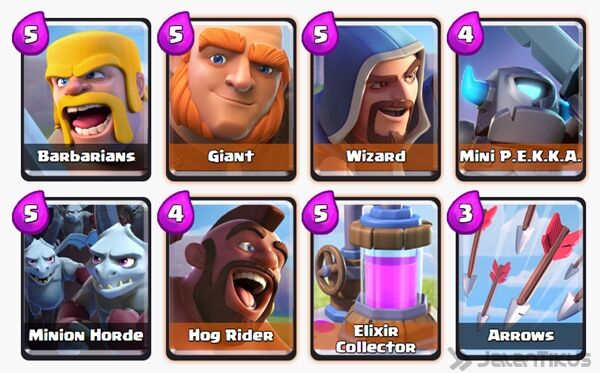 Battle Deck Giant Clash Royale 27