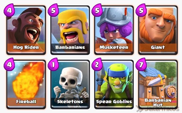 Battle Deck Giant Clash Royale 29