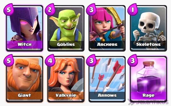 Battle Deck Giant Clash Royale 3
