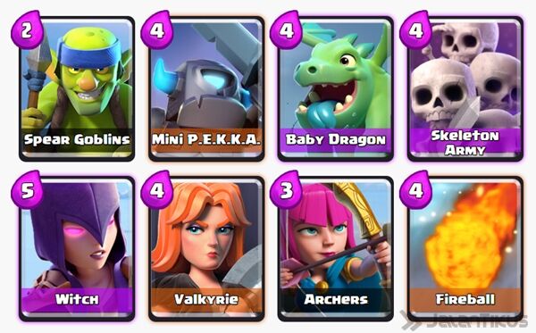 Battle Deck Mini Pekka Clash Royale 13