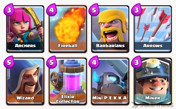 Battle Deck Mini Pekka Clash Royale 14