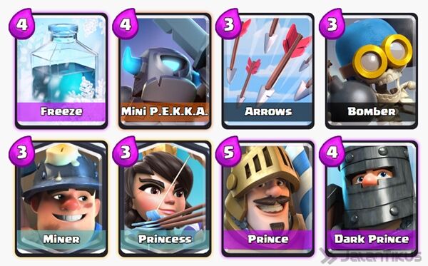 Battle Deck Mini Pekka Clash Royale 19