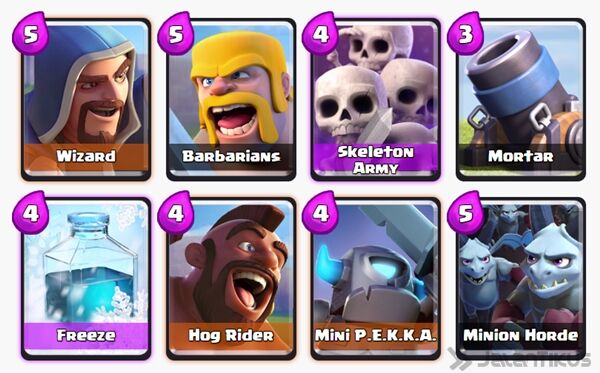 Battle Deck Mini Pekka Clash Royale 20