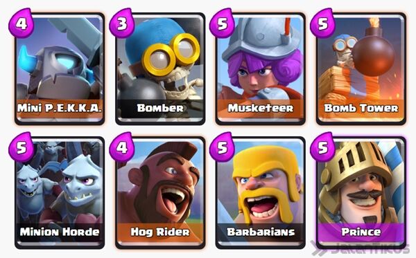 Battle Deck Mini Pekka Clash Royale 28