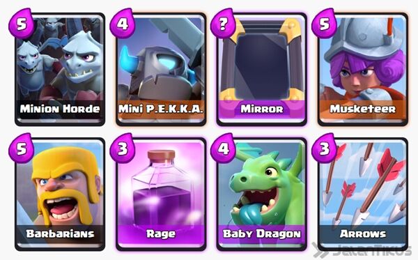 Battle Deck Mini Pekka Clash Royale 4