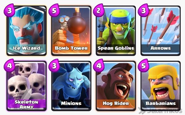 Battle Deck Ice Wizard Clash Royale 16