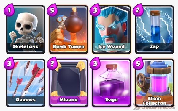 Battle Deck Ice Wizard Clash Royale 27