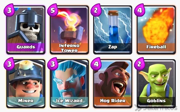 Battle Deck Ice Wizard Clash Royale 28