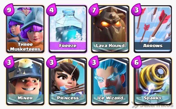 Battle Deck Princess Clash Royale 12
