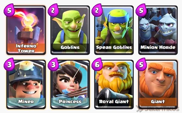 Battle Deck Princess Clash Royale 18