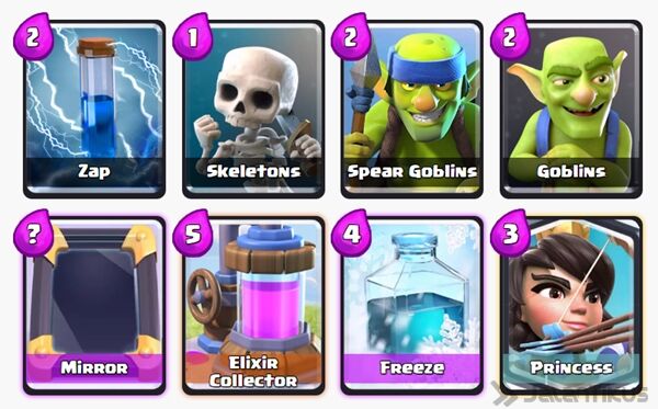 Battle Deck Princess Clash Royale 23