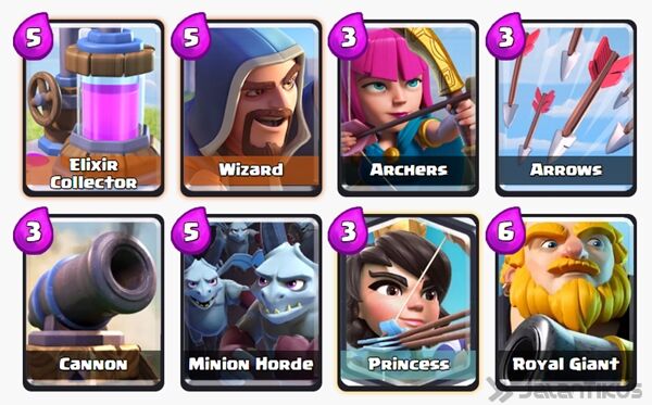 Battle Deck Princess Clash Royale 25