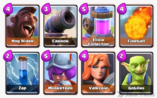 Battle Deck Musketeer Clash Royale 1