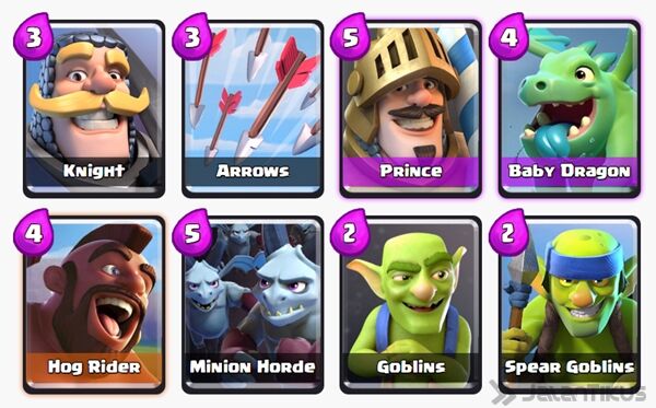 Battle Deck Prince Clash Royale 11