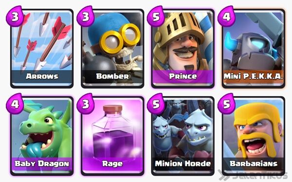 Battle Deck Prince Clash Royale 15