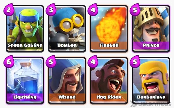 Battle Deck Prince Clash Royale 16