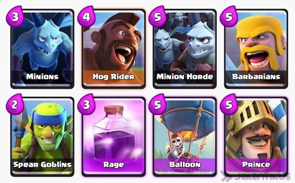 Battle Deck Prince Clash Royale 23