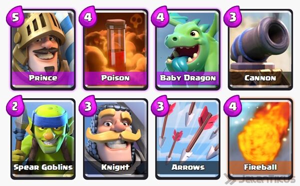 Battle Deck Prince Clash Royale 24
