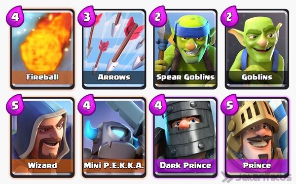 Battle Deck Prince Clash Royale 25
