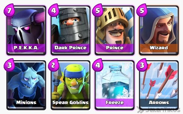 Battle Deck Prince Clash Royale 30