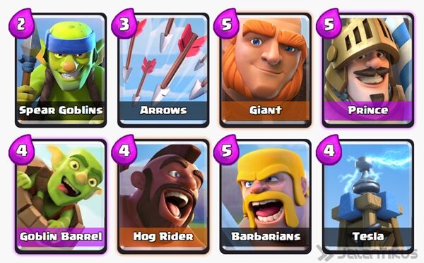Battle Deck Prince Clash Royale 8