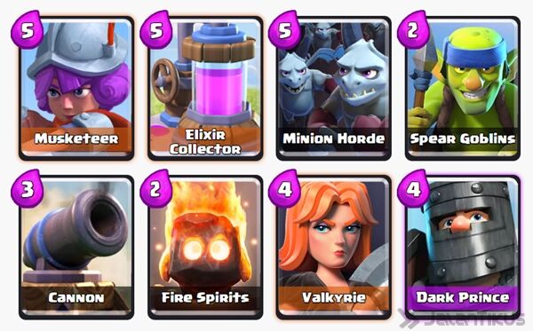 Battle Deck Valkyrie Clash Royale 11