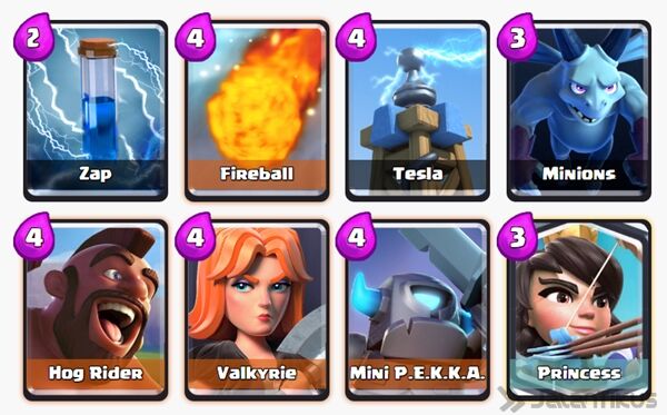 Battle Deck Valkyrie Clash Royale 14