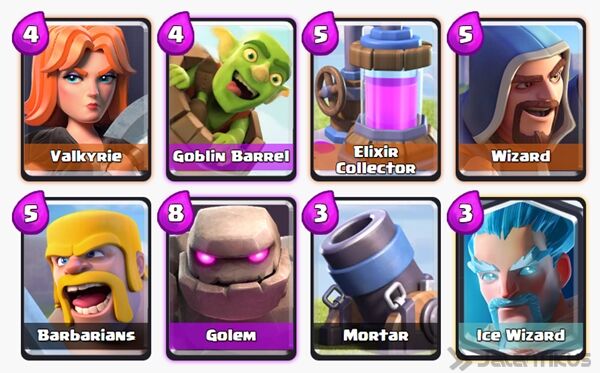 Battle Deck Valkyrie Clash Royale 16