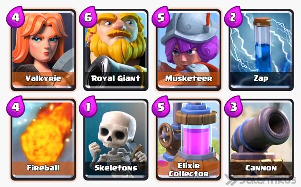 Battle Deck Valkyrie Clash Royale 17